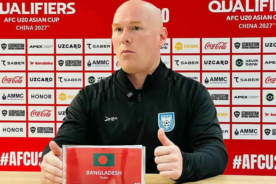 Bangladesh U-20 Coach Gerard Jones Sacked Ahead of Asian Cup Qualifier